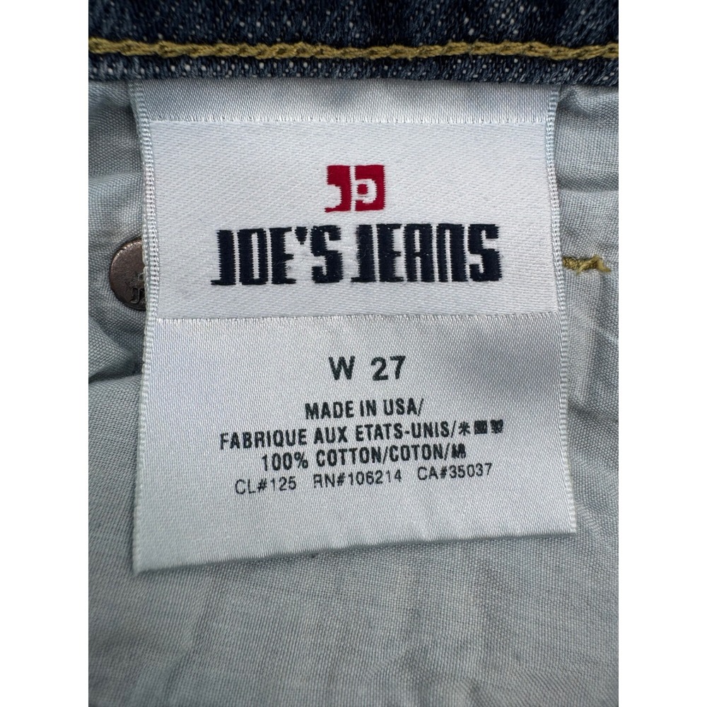 Joe's Jeans Womens 27 Medium Wash Flare Leg Distressed Denim Jeans - Picture 5 of 8